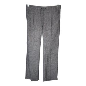 Athleta Bali 100% Linen Pants Gray Size 8